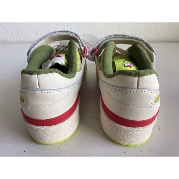 Adidas The Grinch Forum Low Fashion Sneakers ID3512 Men’s Sz 10 Charms Laces NEW main image 8